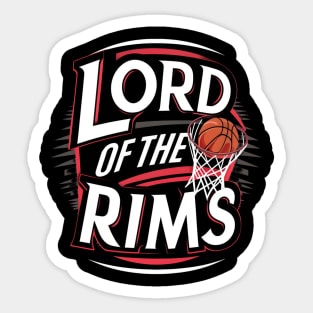 Lord of the Rims - Basketball - Funny Sticker